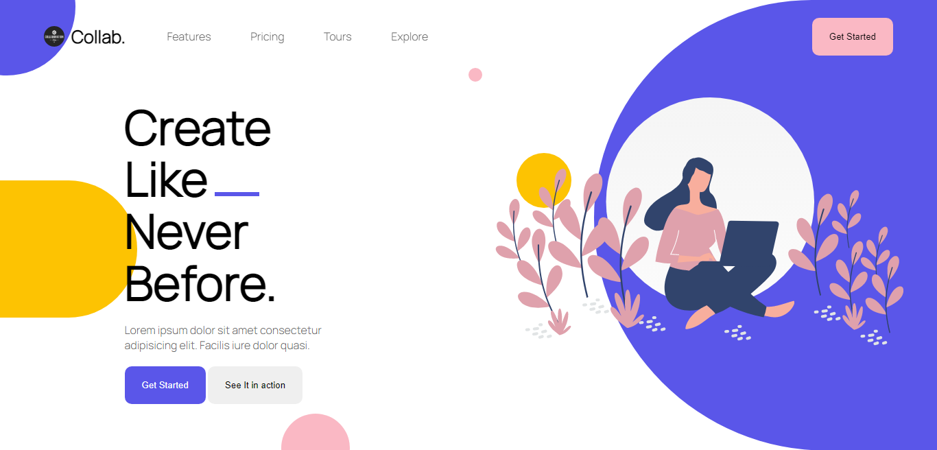 Landing Page Şablon